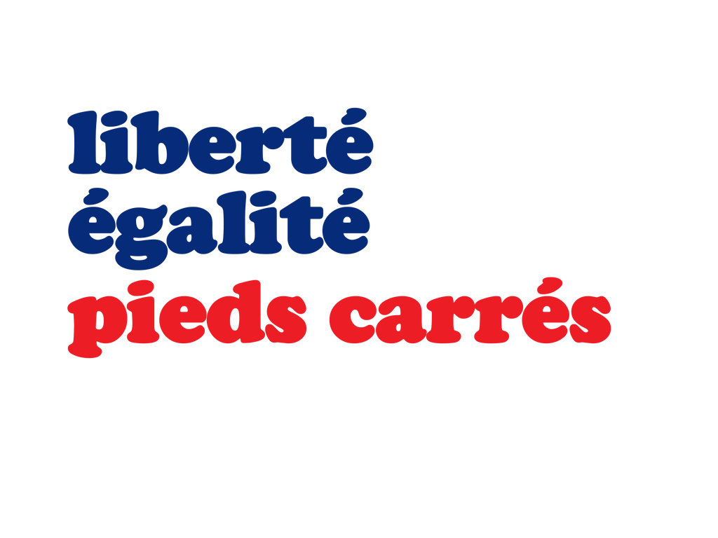Tee Shirt Liberté Egalité Pieds Carrés - Vrai Foot Day x Foot Dimanche