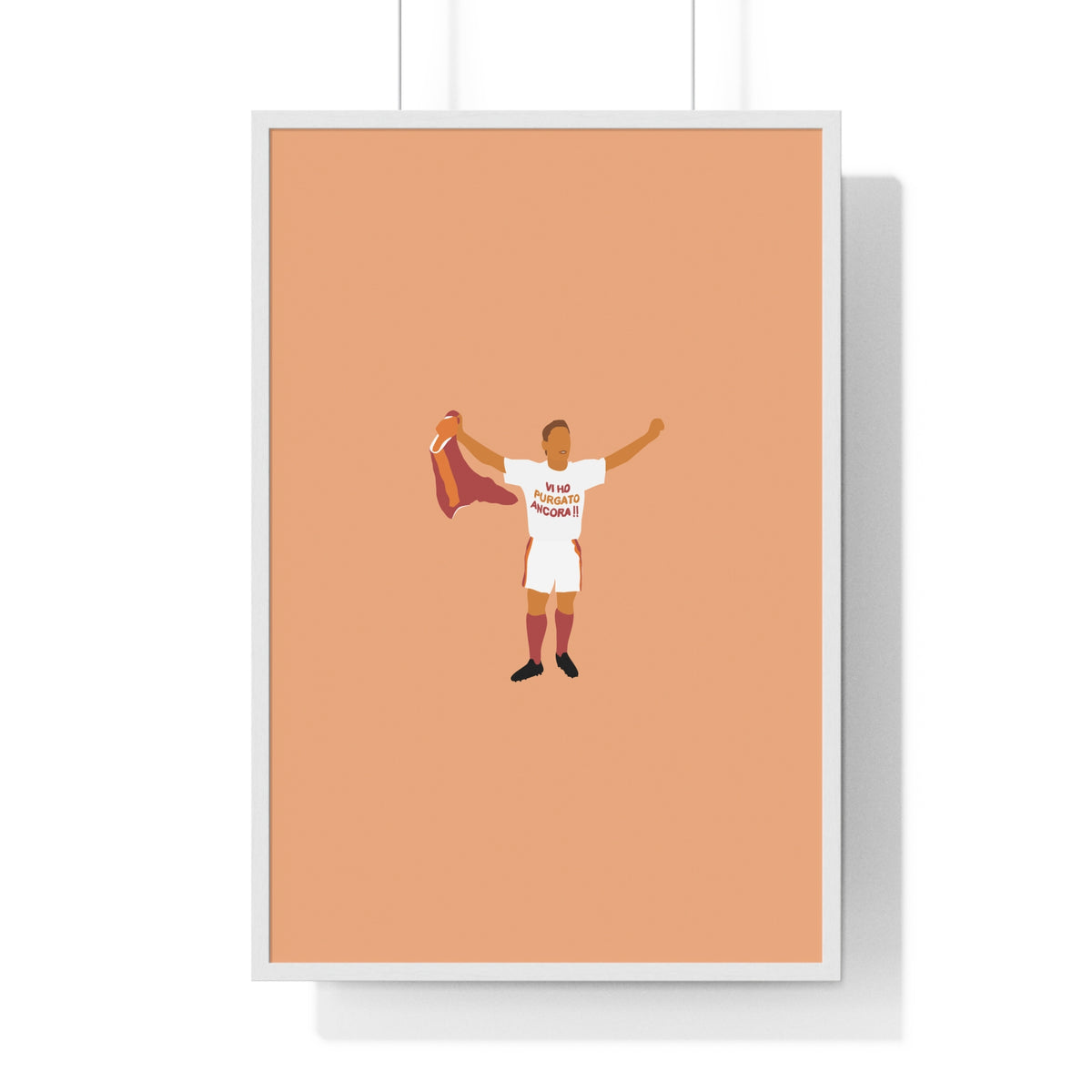 Poster Re di Roma Totti - Foot Dimanche