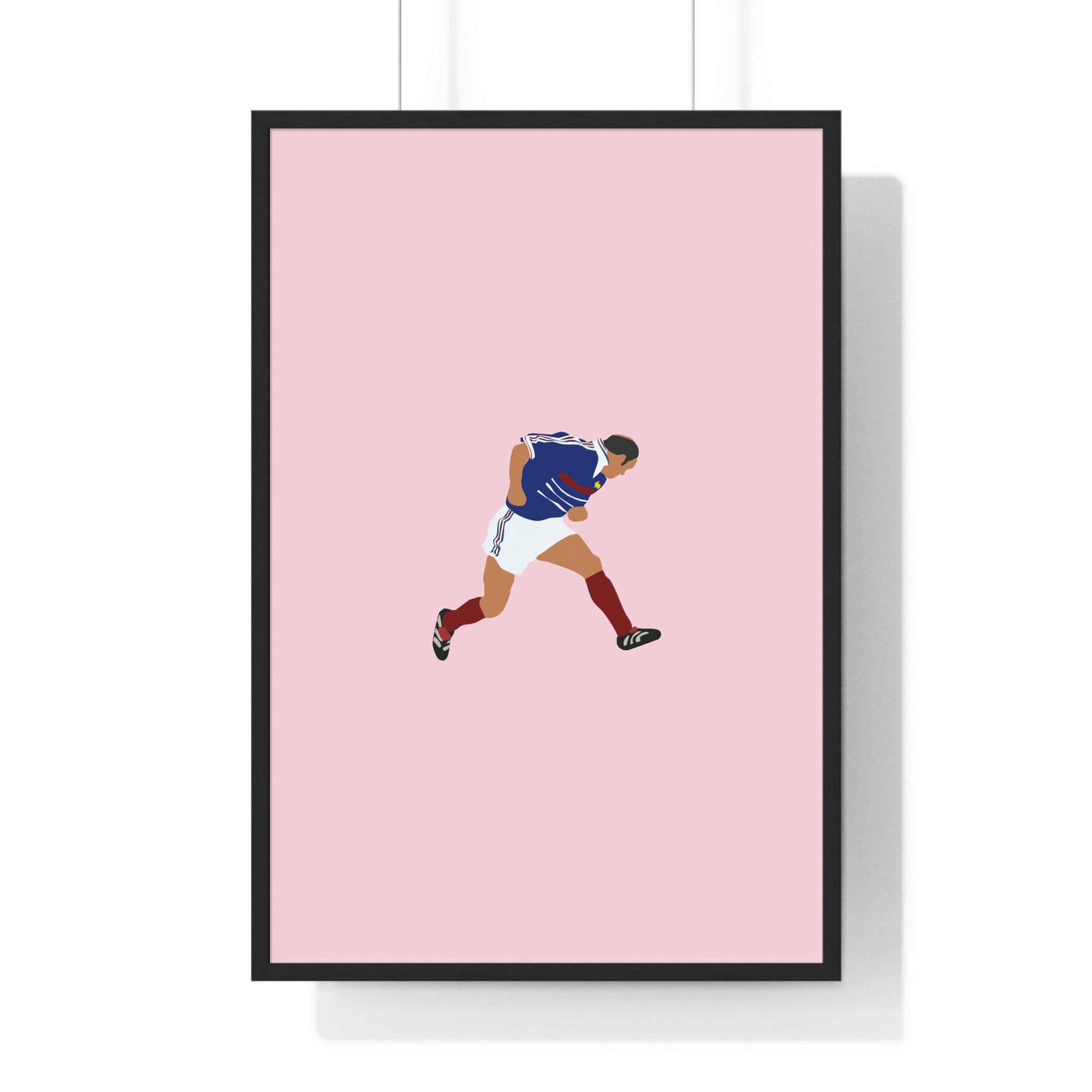 Poster Zinédine Zidane France 98 - Foot dimanche