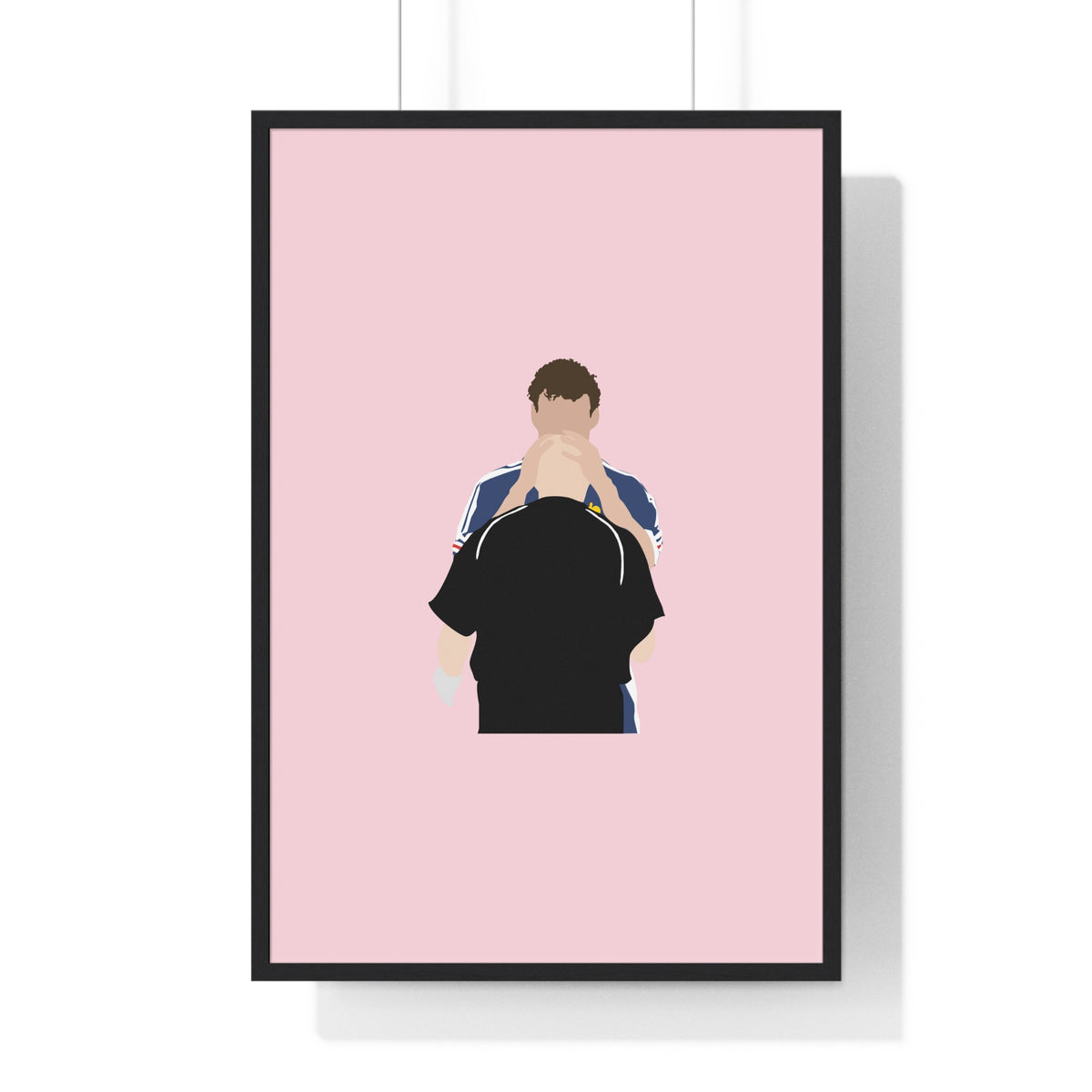 Poster France 98 Blanc Barthez -  Foot Dimanche