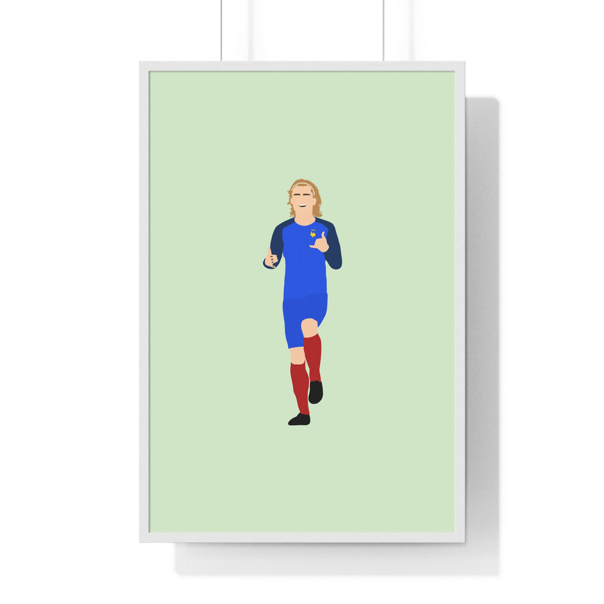 Poster Grizou Equipe de France - Foot Dimanche