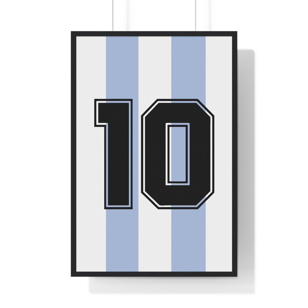 Poster Maradona Argentina - Foot Dimanche