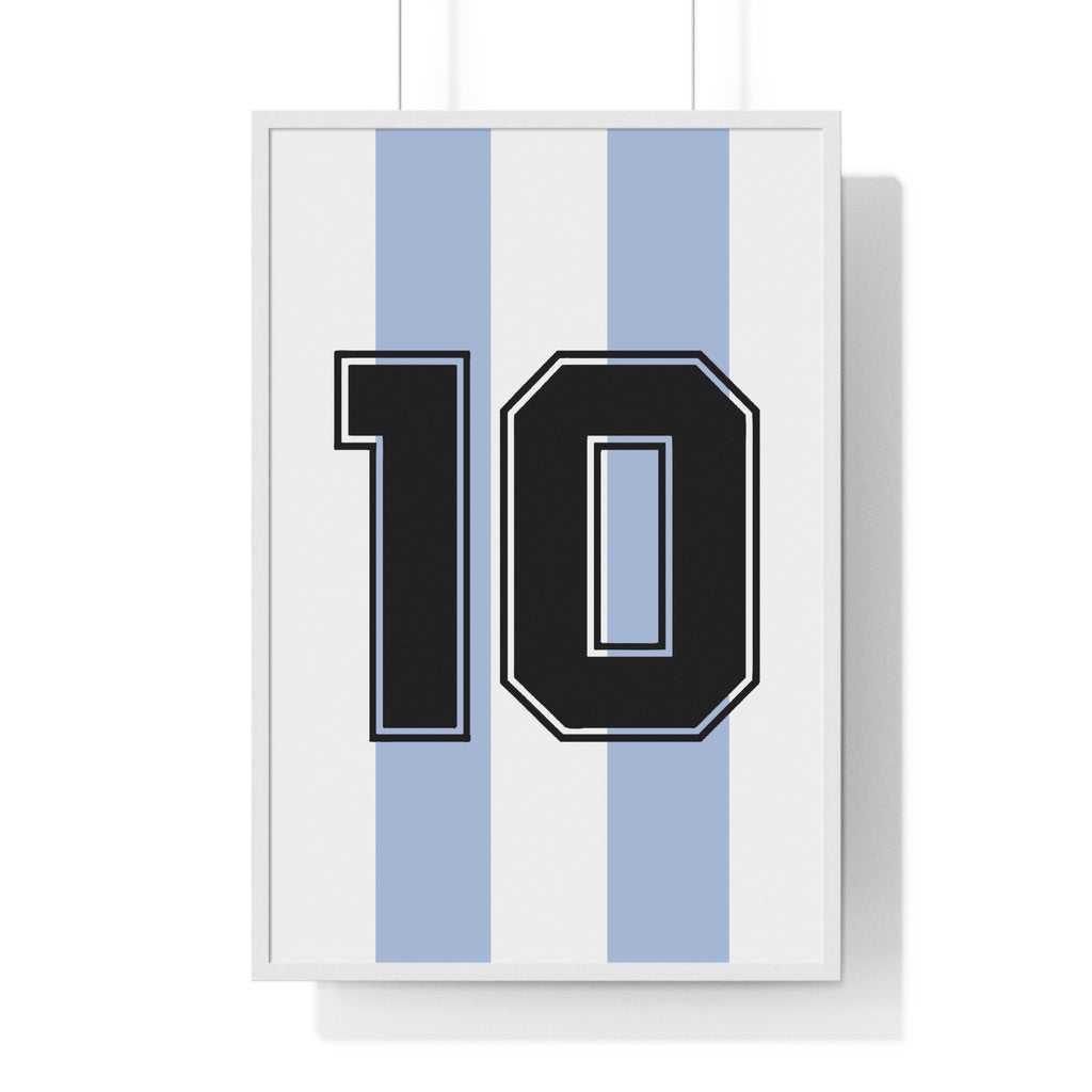 Poster Maradona Argentina - Foot Dimanche