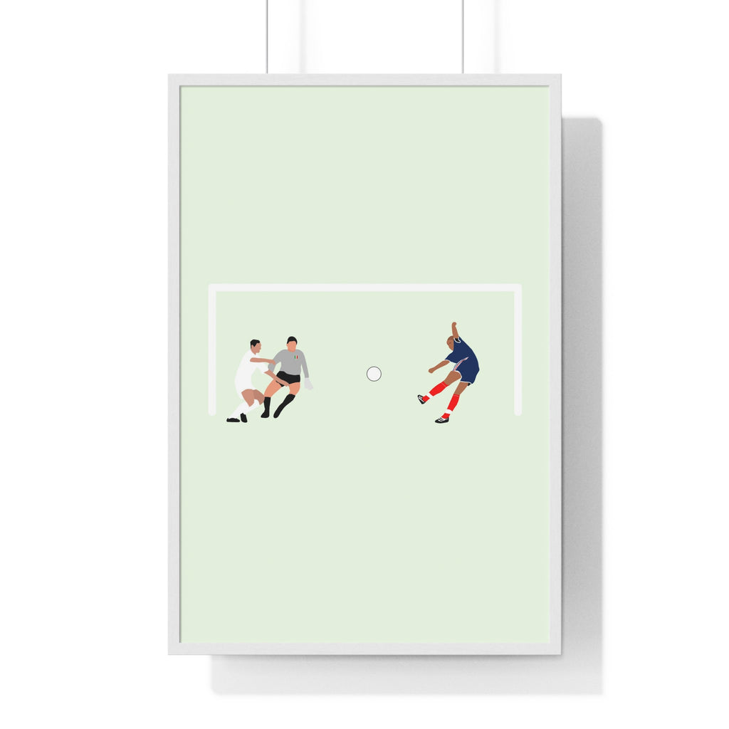 Poster Trezeguet Euro 2000 🇫🇷 - Foot Dimanche