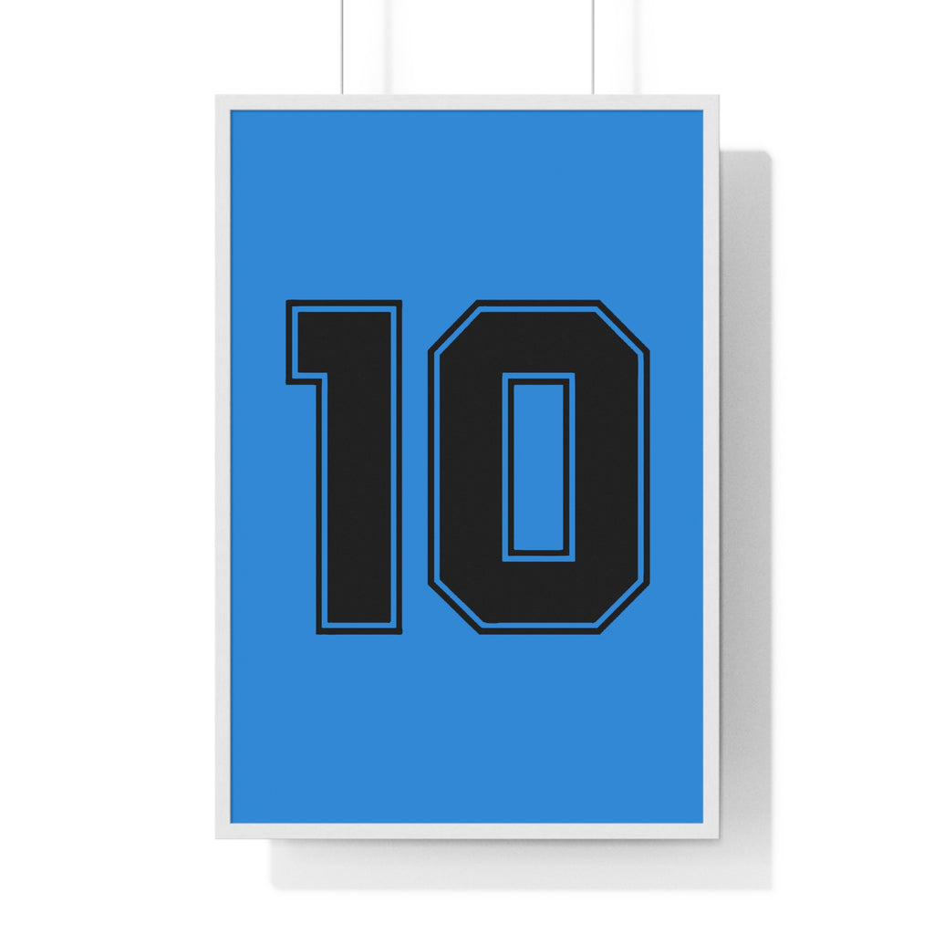 Poster Maradona Napoli - Foot Dimanche