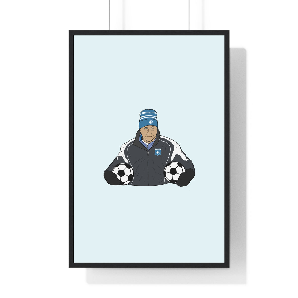 Poster Guy Roux - Foot Dimanche