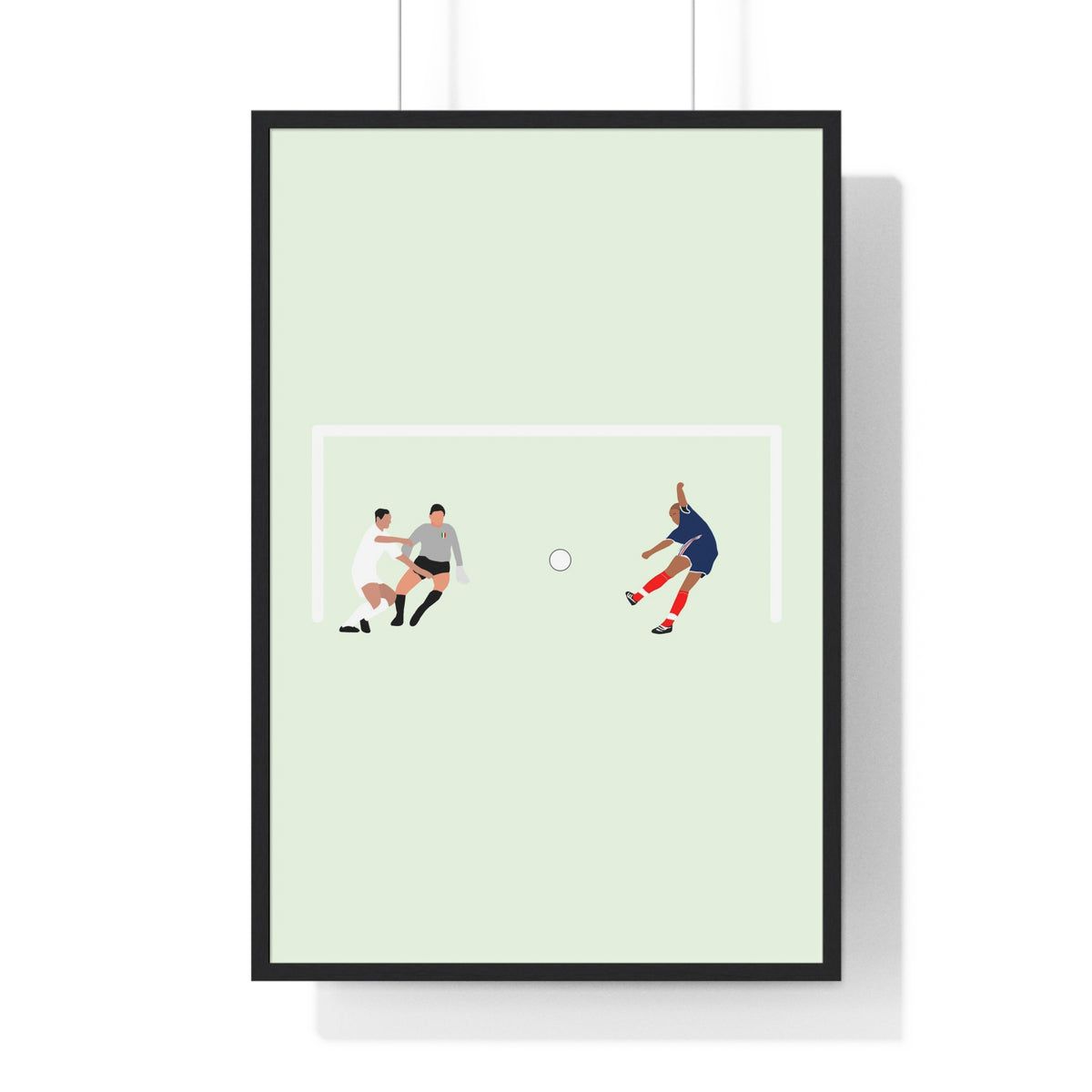 Poster Trezeguet Euro 2000 🇫🇷 - Foot Dimanche