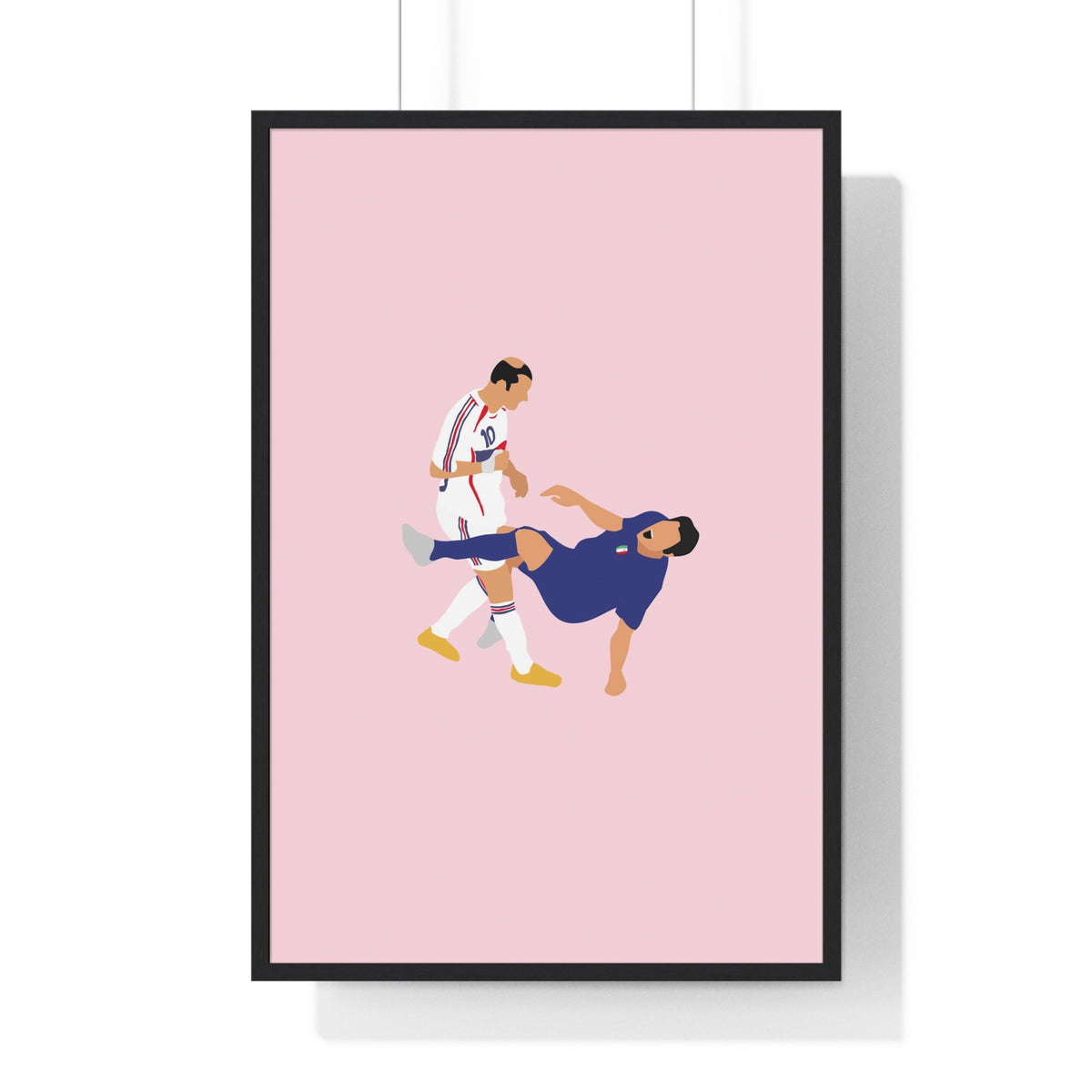 Poster Zidane & Materazzi - Foot Dimanche