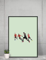 Poster Koubek - Stade Rennais - Foot Dimanche