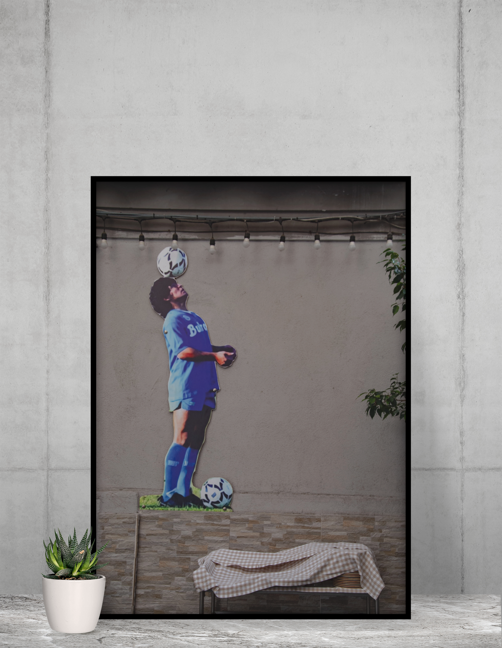 Photo Diego Maradona Naples - Foot Dimanche