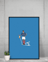 Poster Thierry Henry France 98 - Foot Dimanche