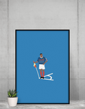 Poster Thierry Henry France 98 - Foot Dimanche