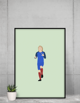 Poster Grizou Equipe de France - Foot Dimanche