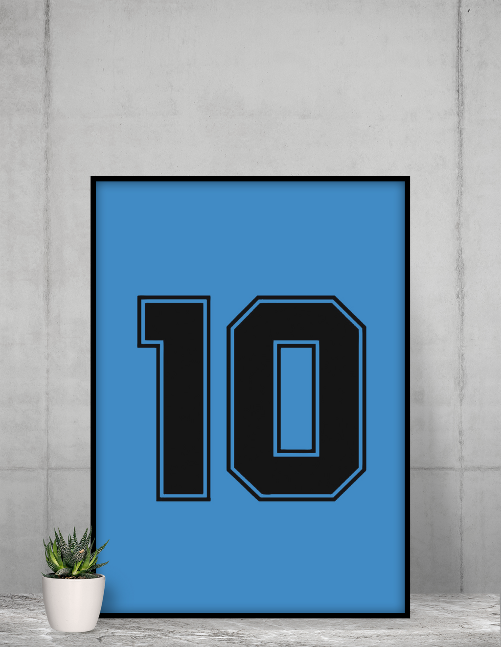 Poster Maradona Napoli - Foot Dimanche