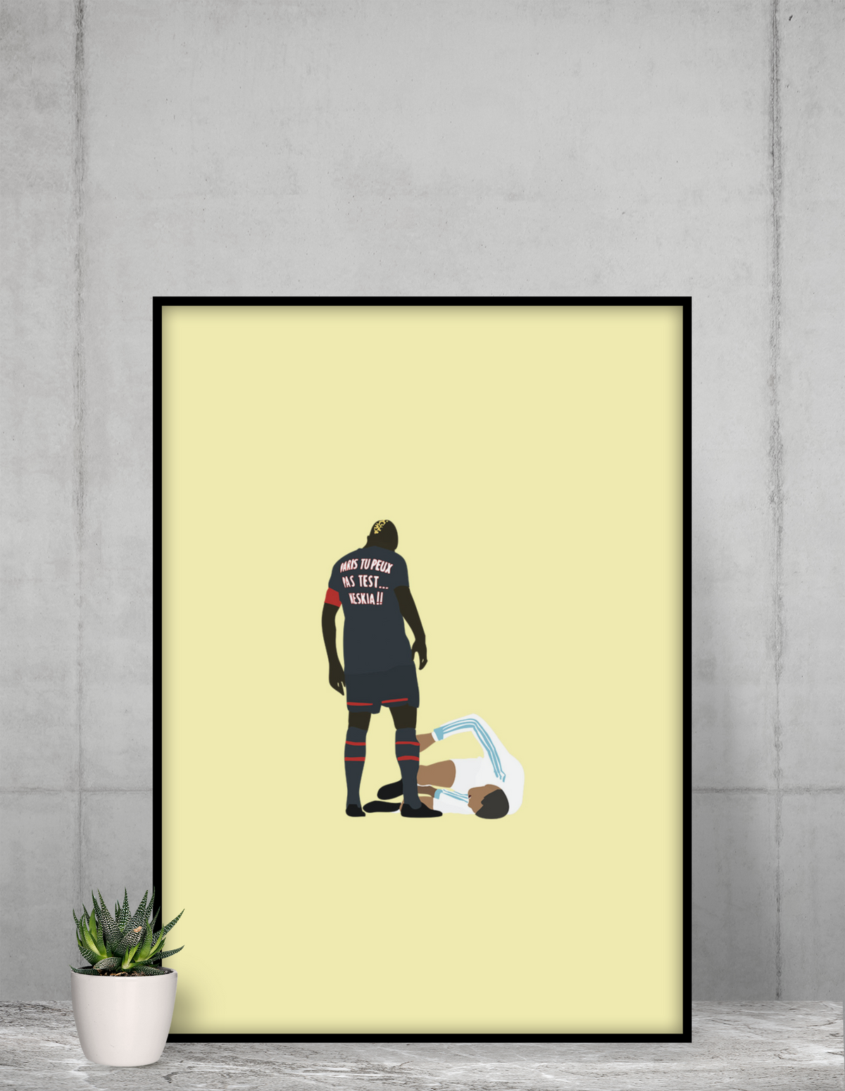 Poster PSG OM - Mamadou Sakho - Foot dimanche