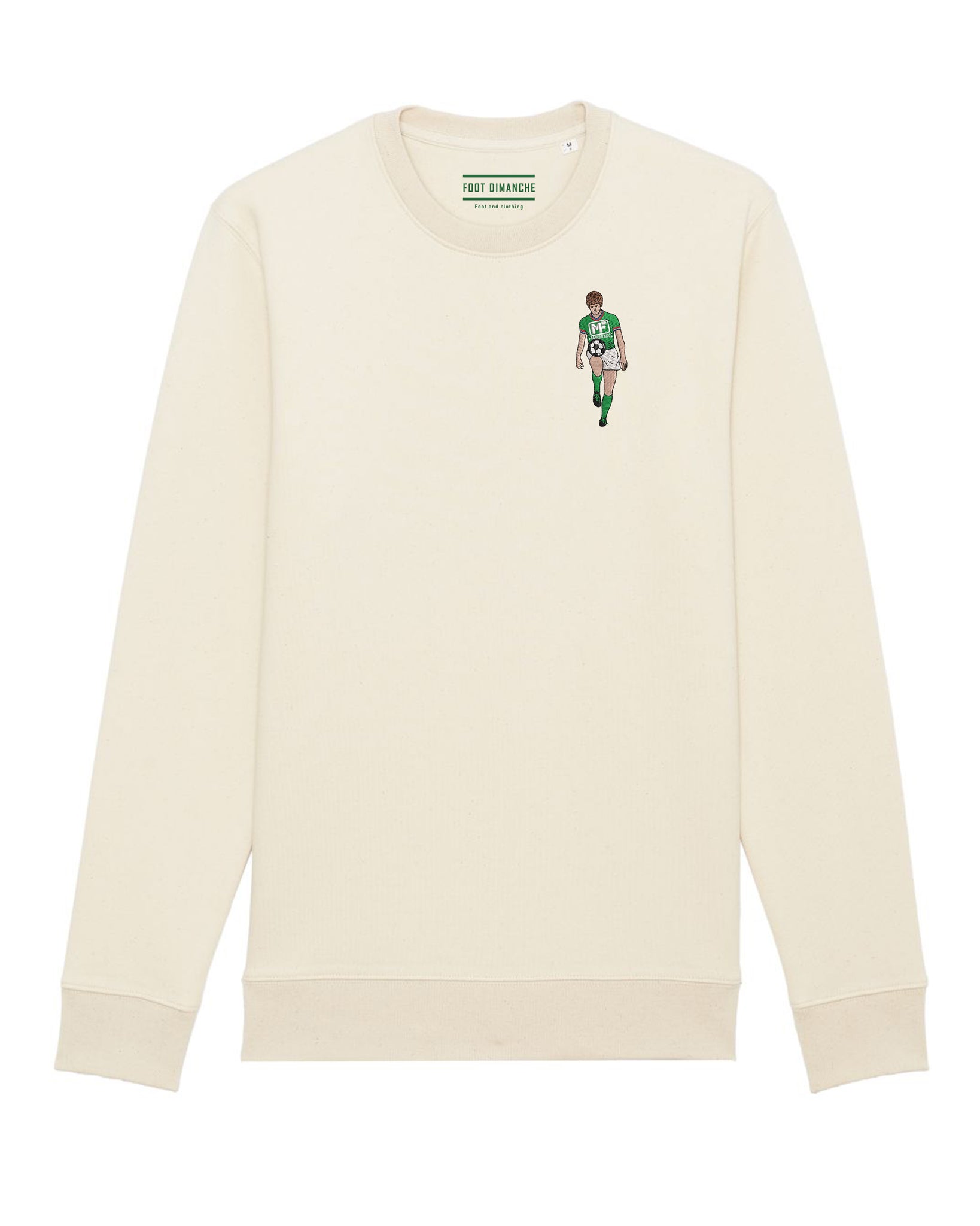 Embroidered Manufrance Player sweatshirt