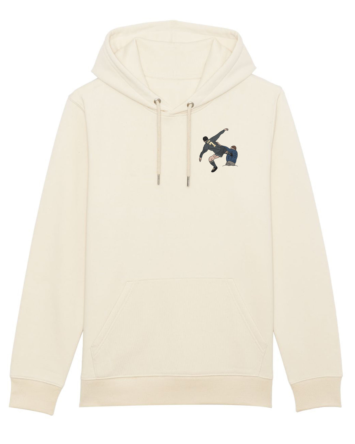 Sweat Capuche Cantona brodé