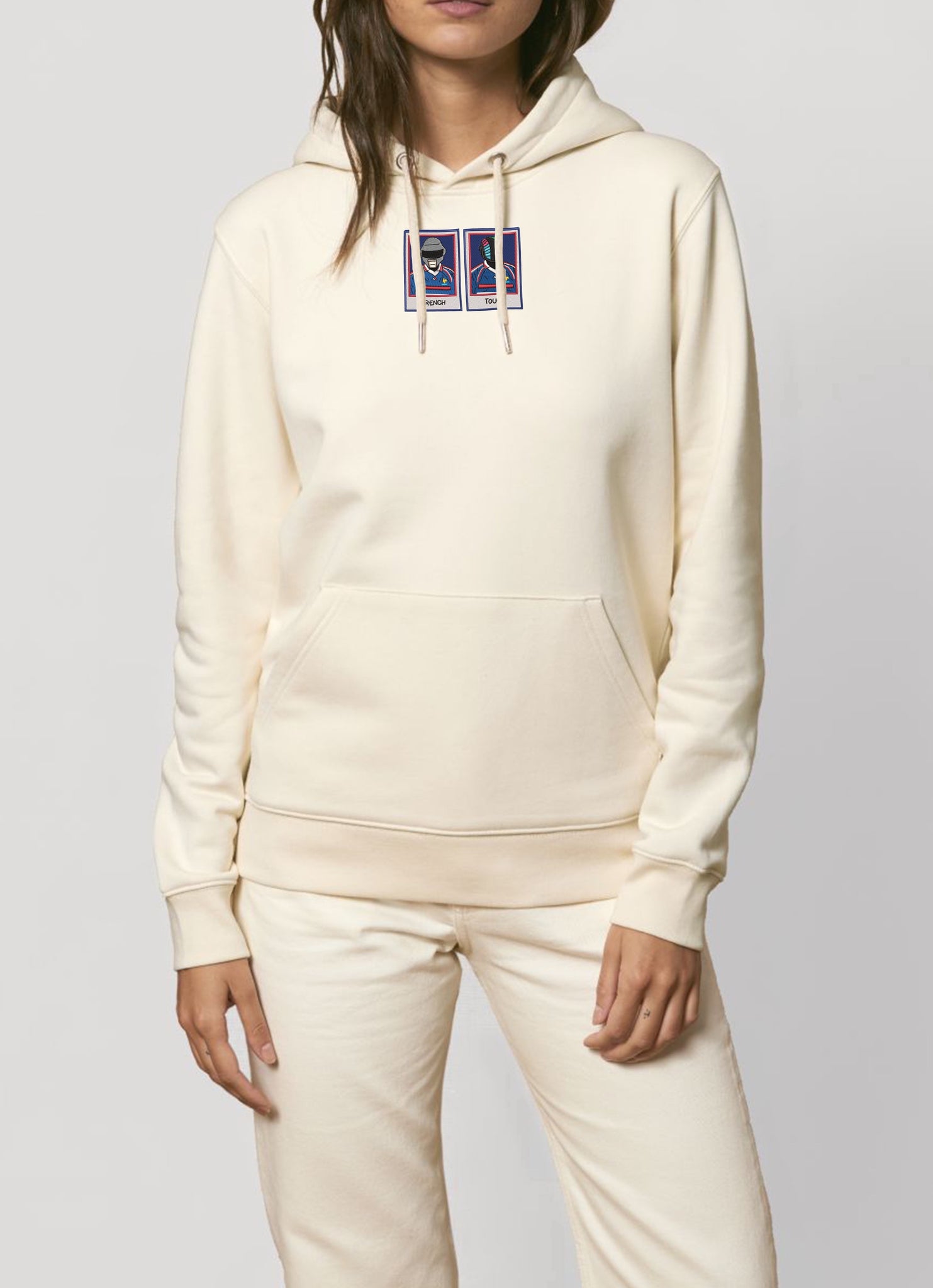 French Touch Embroidered Hoodie