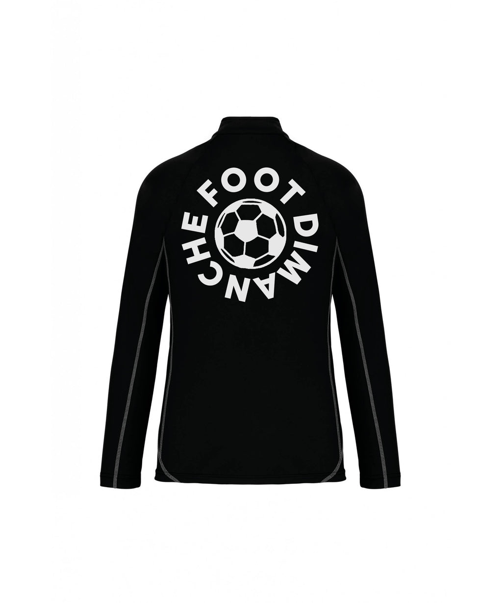 Sweat Entrainement Zip Foot Dimanche