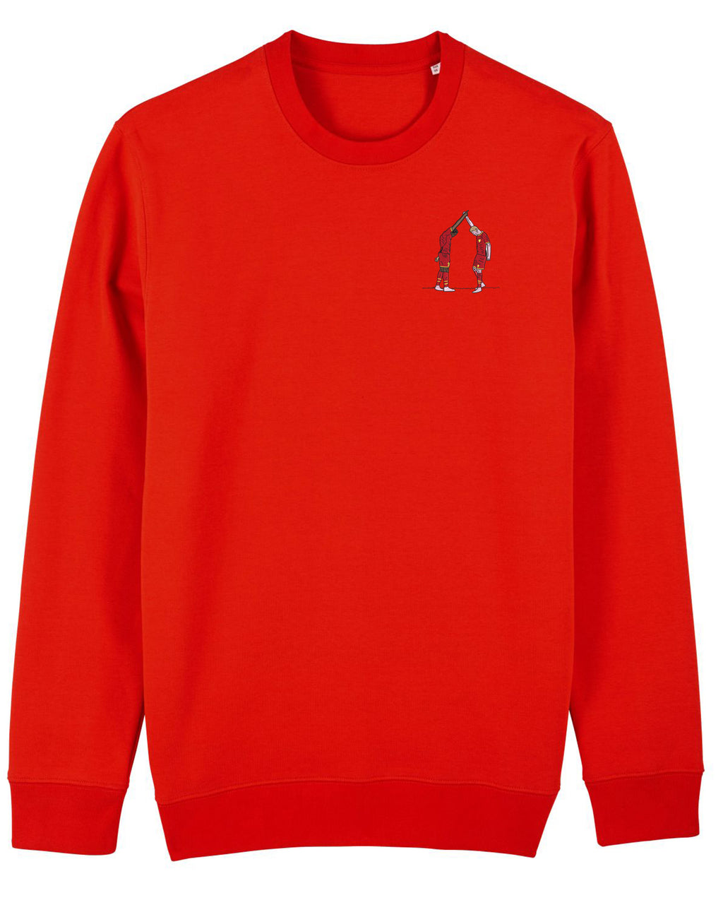 KDB x Big Rom embroidered sweatshirt 🖤💛❤️