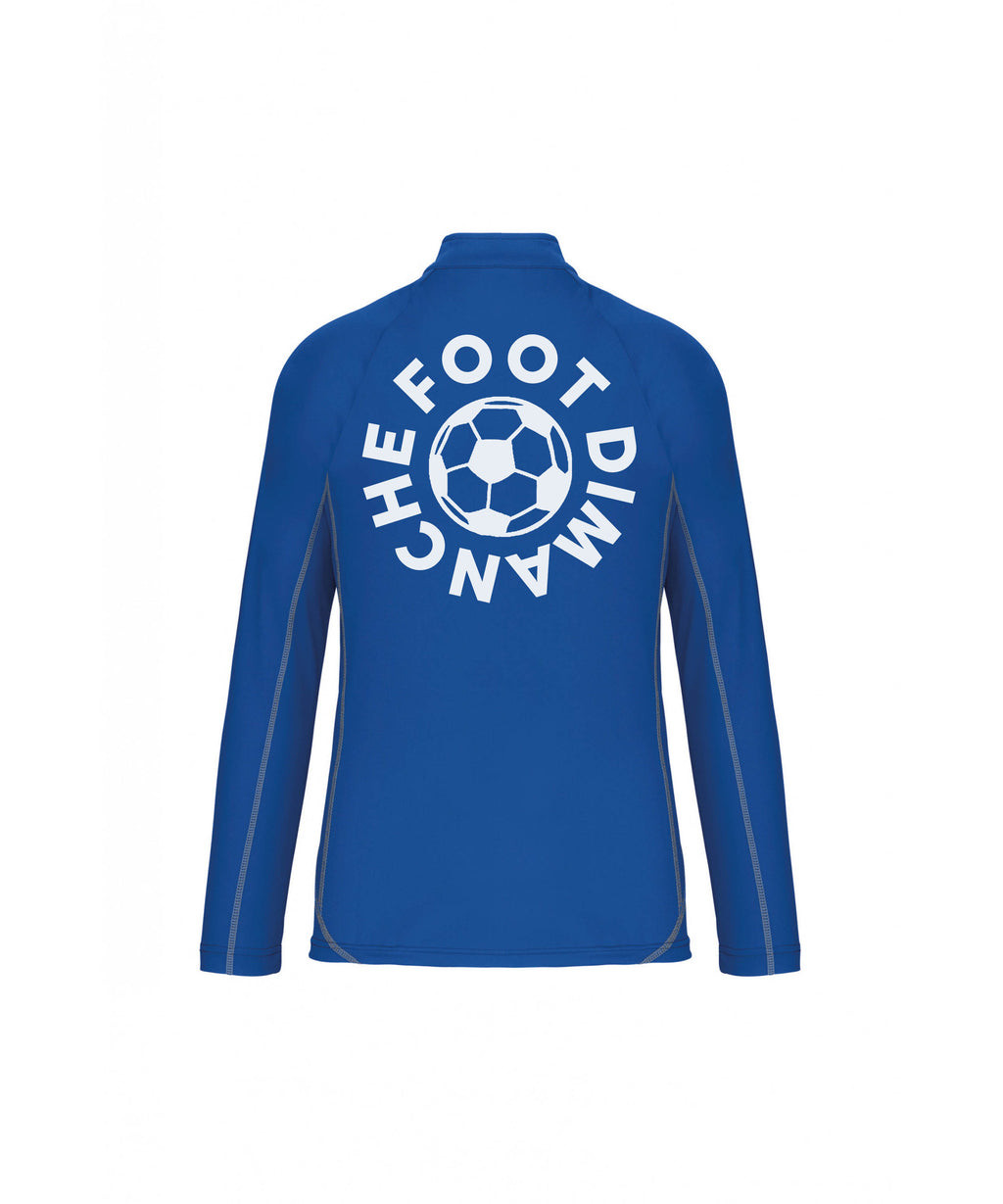 Sweat Entrainement Zip Foot Dimanche