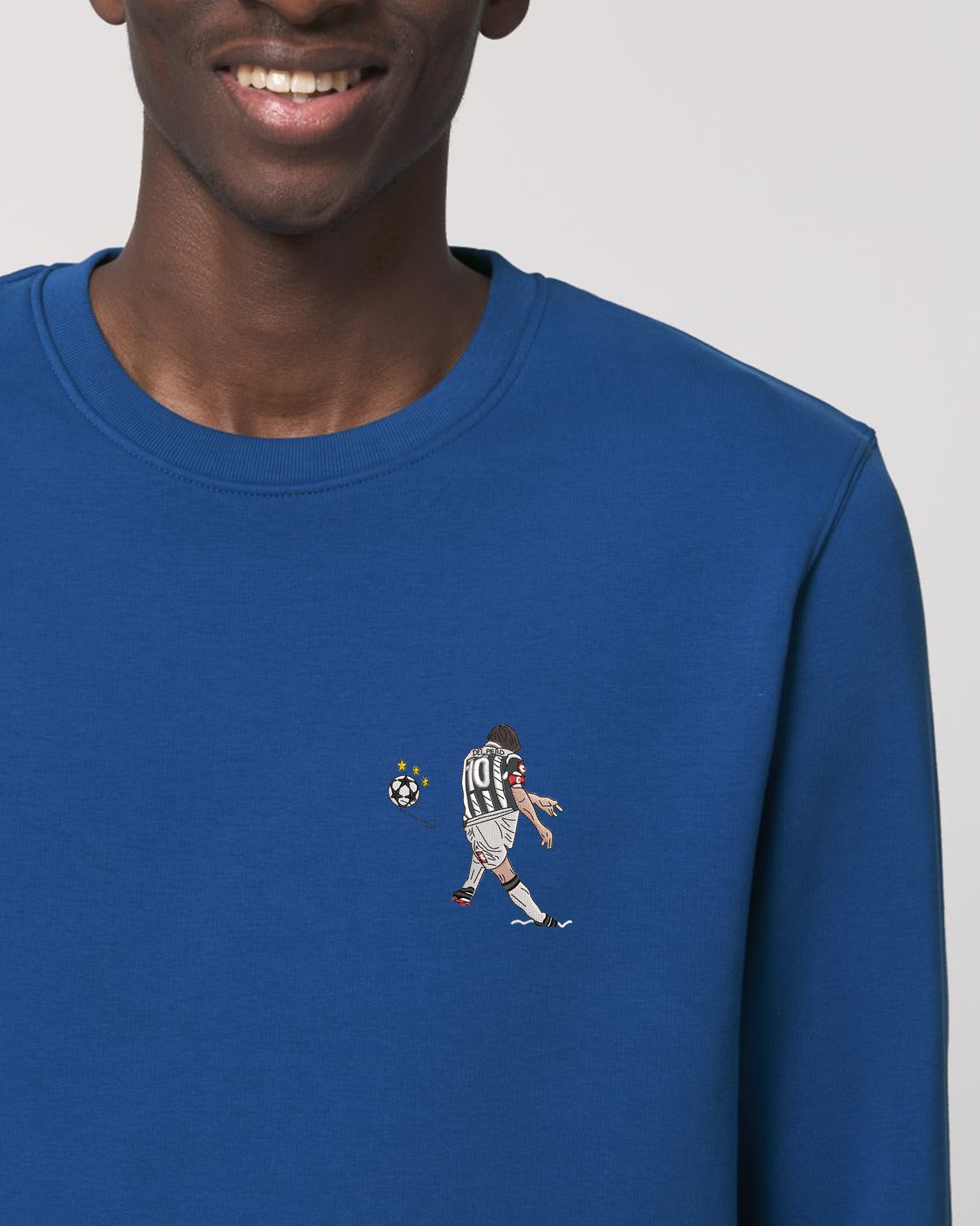 Pinturicchio Embroidered Round Neck Sweatshirt