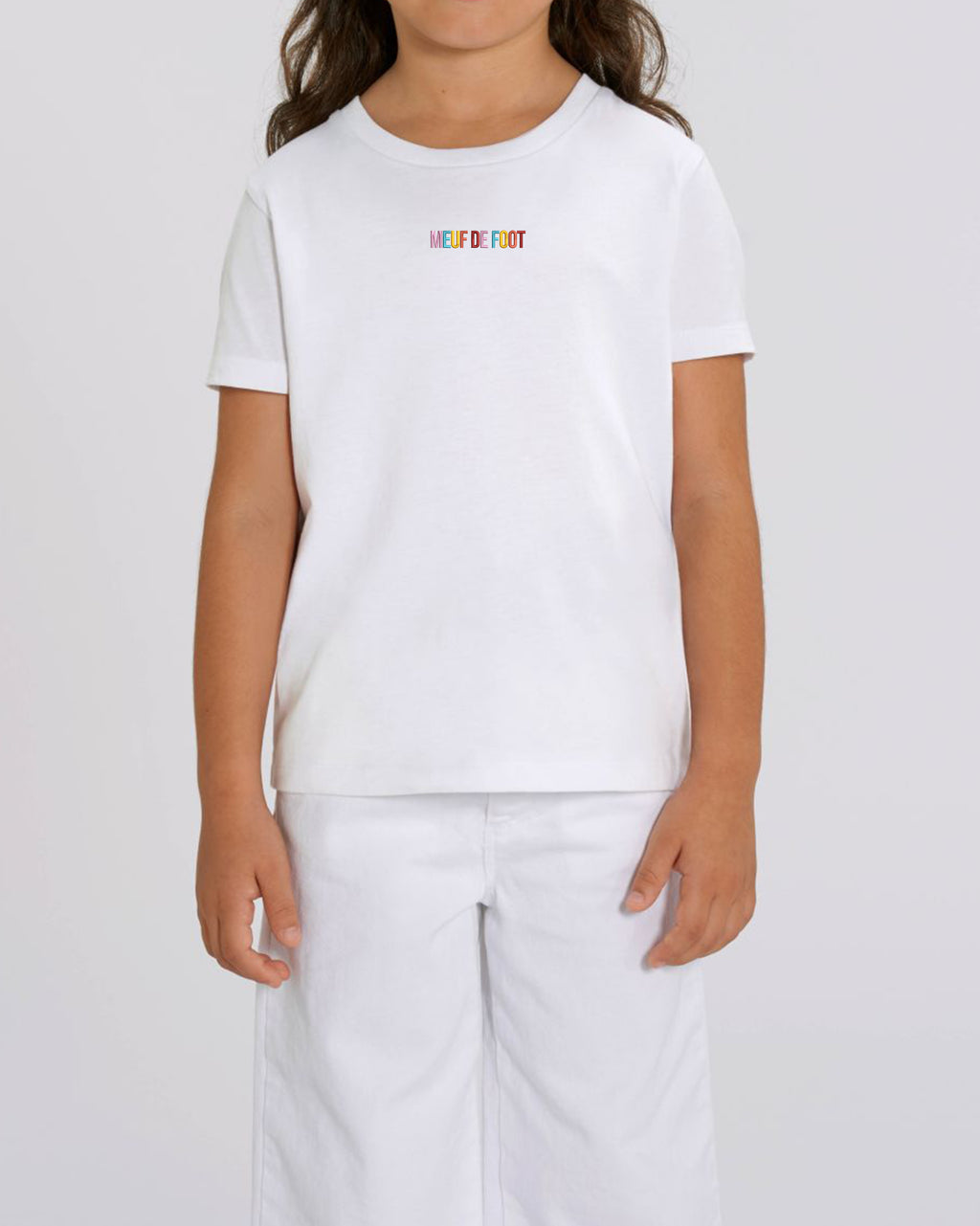 Embroidered MEUF DE FOOT Children's T-Shirt