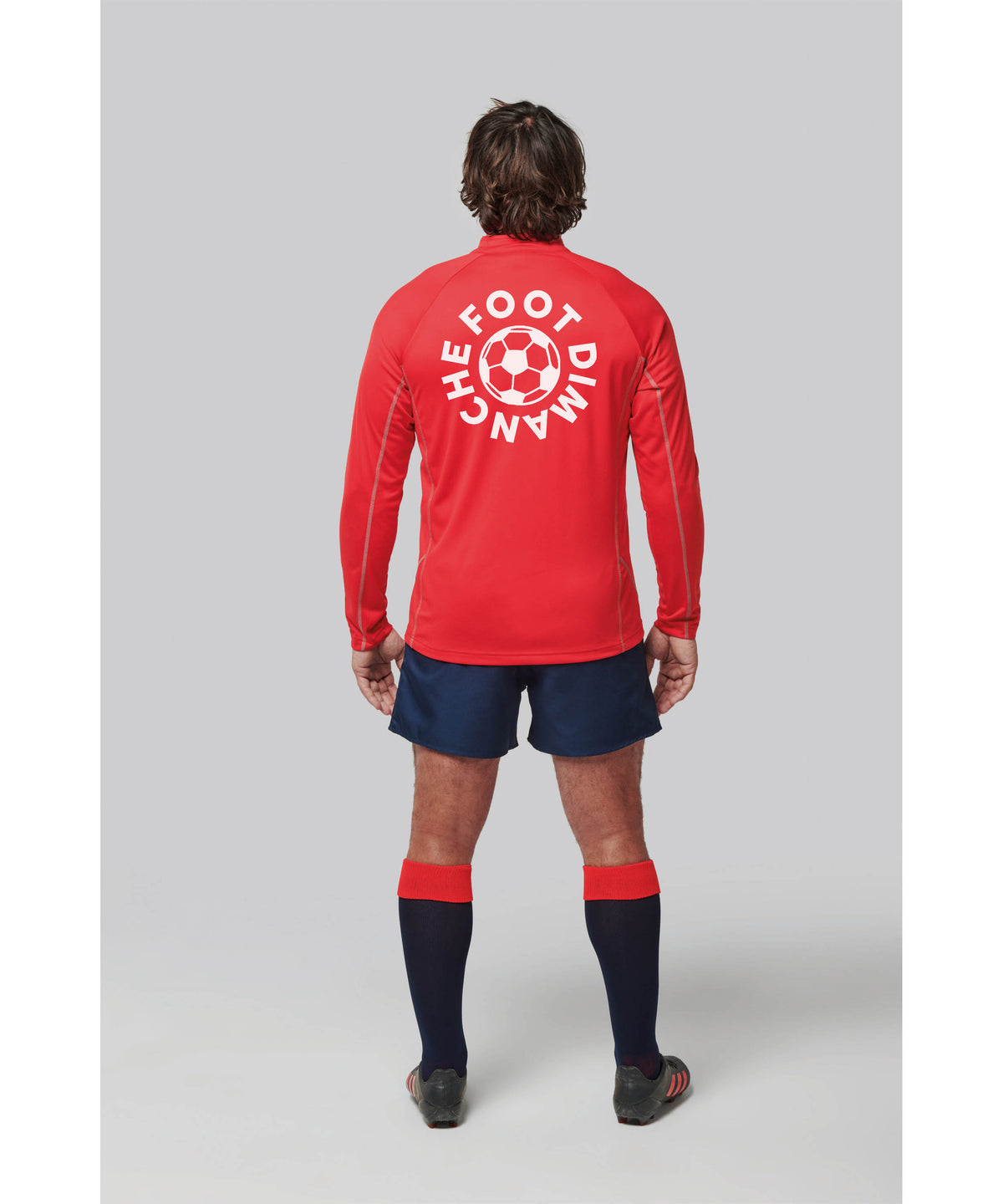 Sweat Entrainement Zip Foot Dimanche