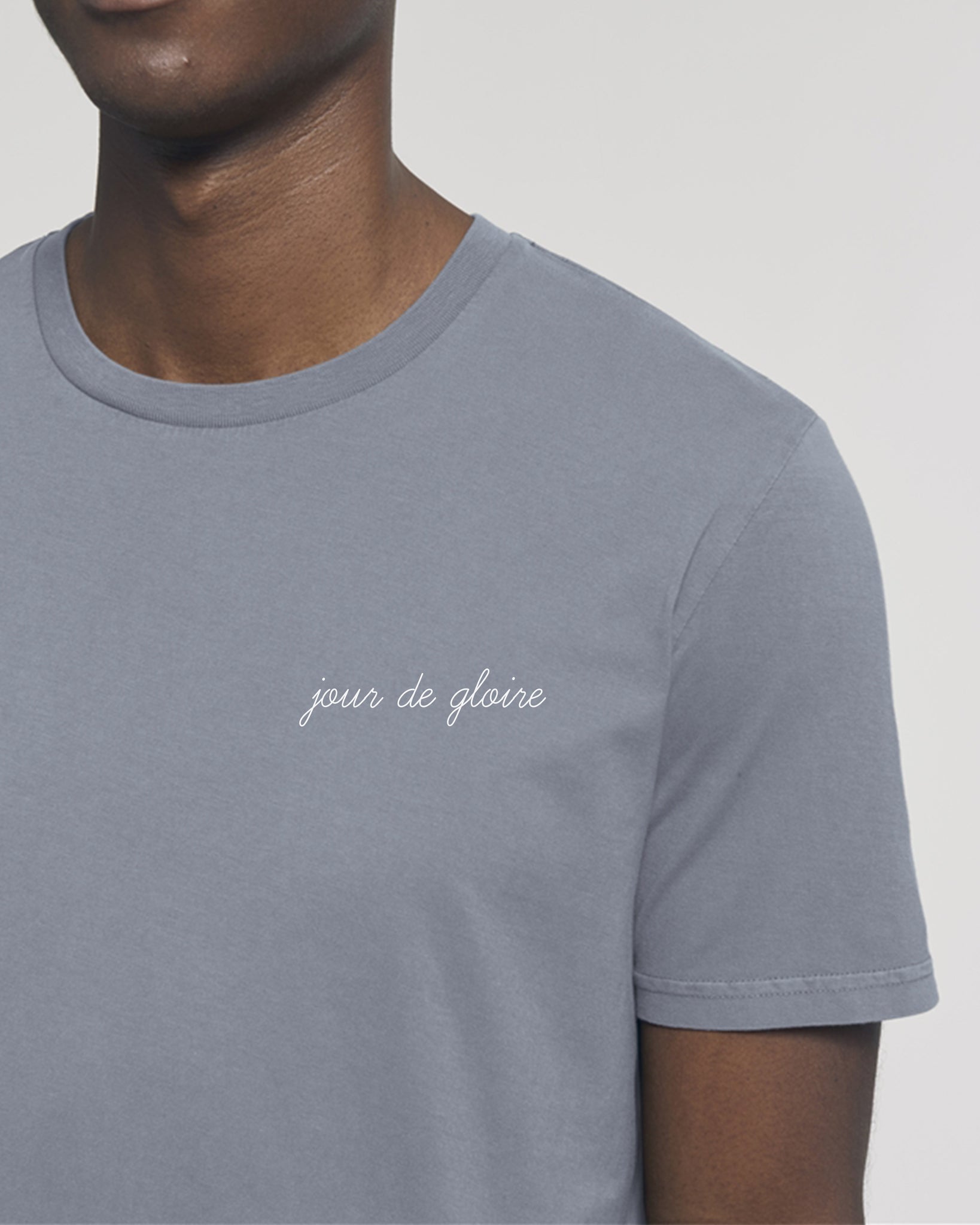 Tee Shirt vintage brodé "Jour de Gloire" - Foot Dimanche 
