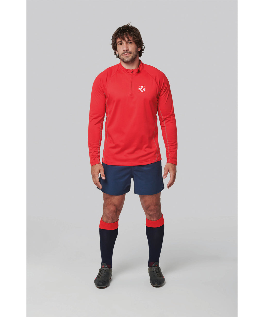 Sweat Entrainement Zip Foot Dimanche