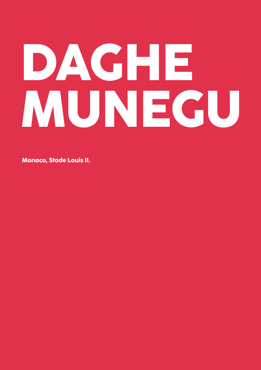 Poster Daghe Munegu