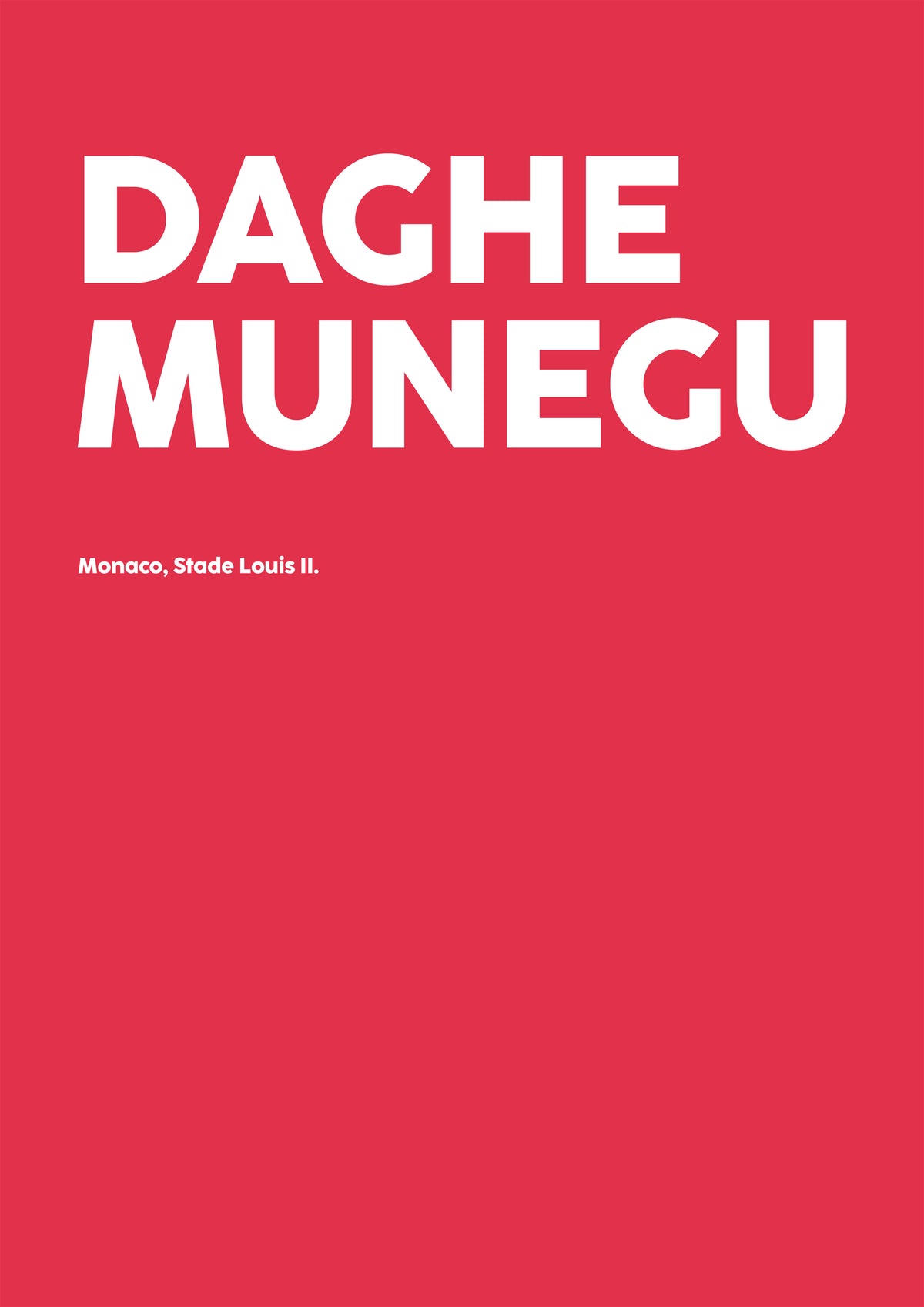 Poster Daghe Munegu