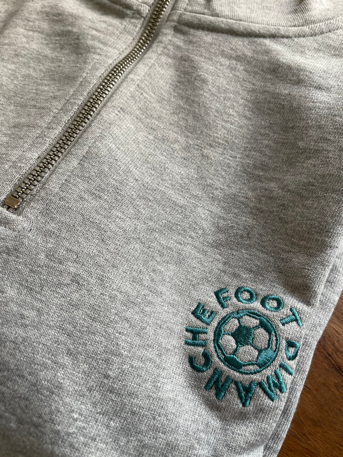 Sweatshirt Zip Oversize brodé Foot Dimanche