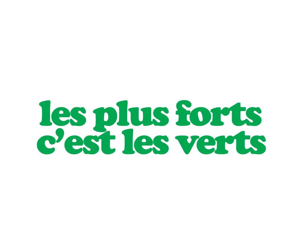 Tee Shirt les plus forts c'est les verts
