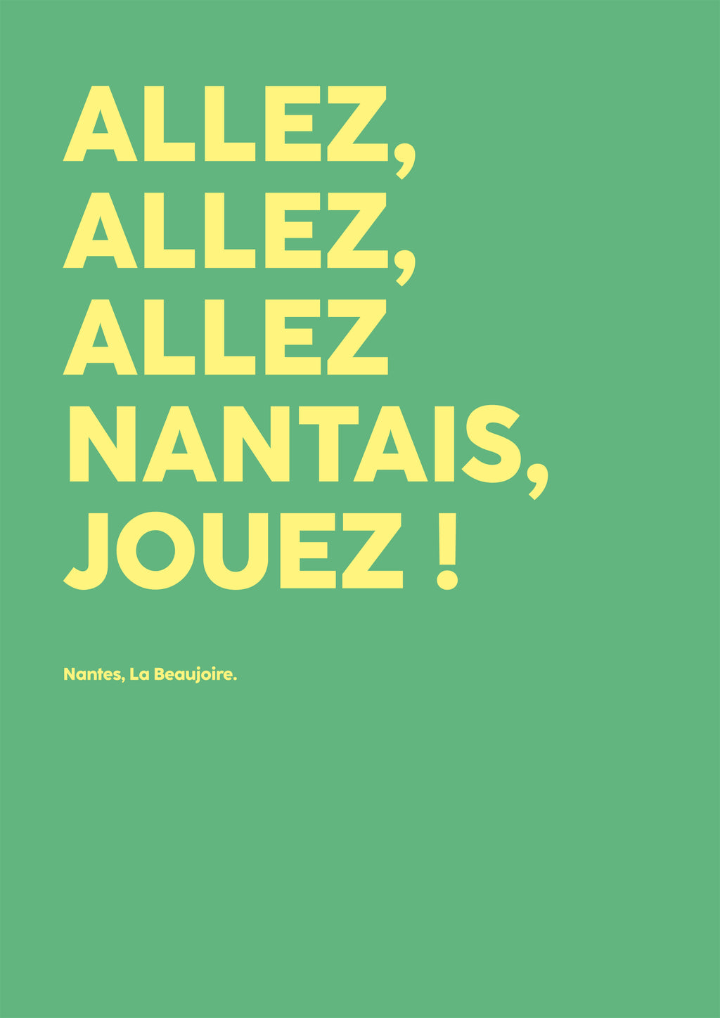 Poster Nantais jouez
