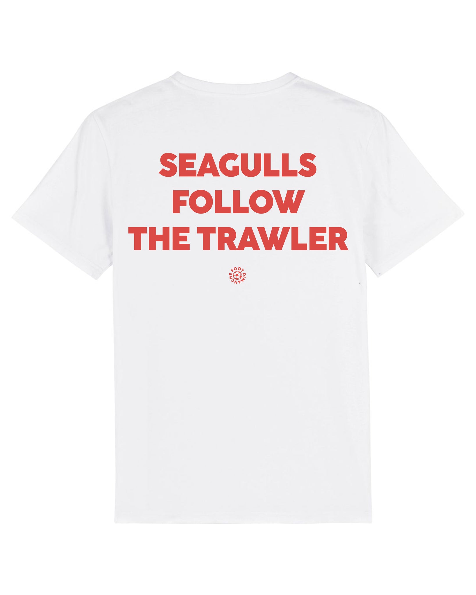 Tee Shirt Seagulls follow the trawler
