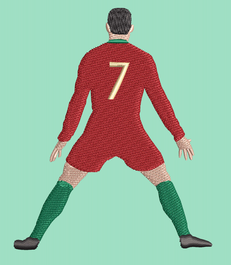 CR7ポルトガル刺繡スウェットシャツ