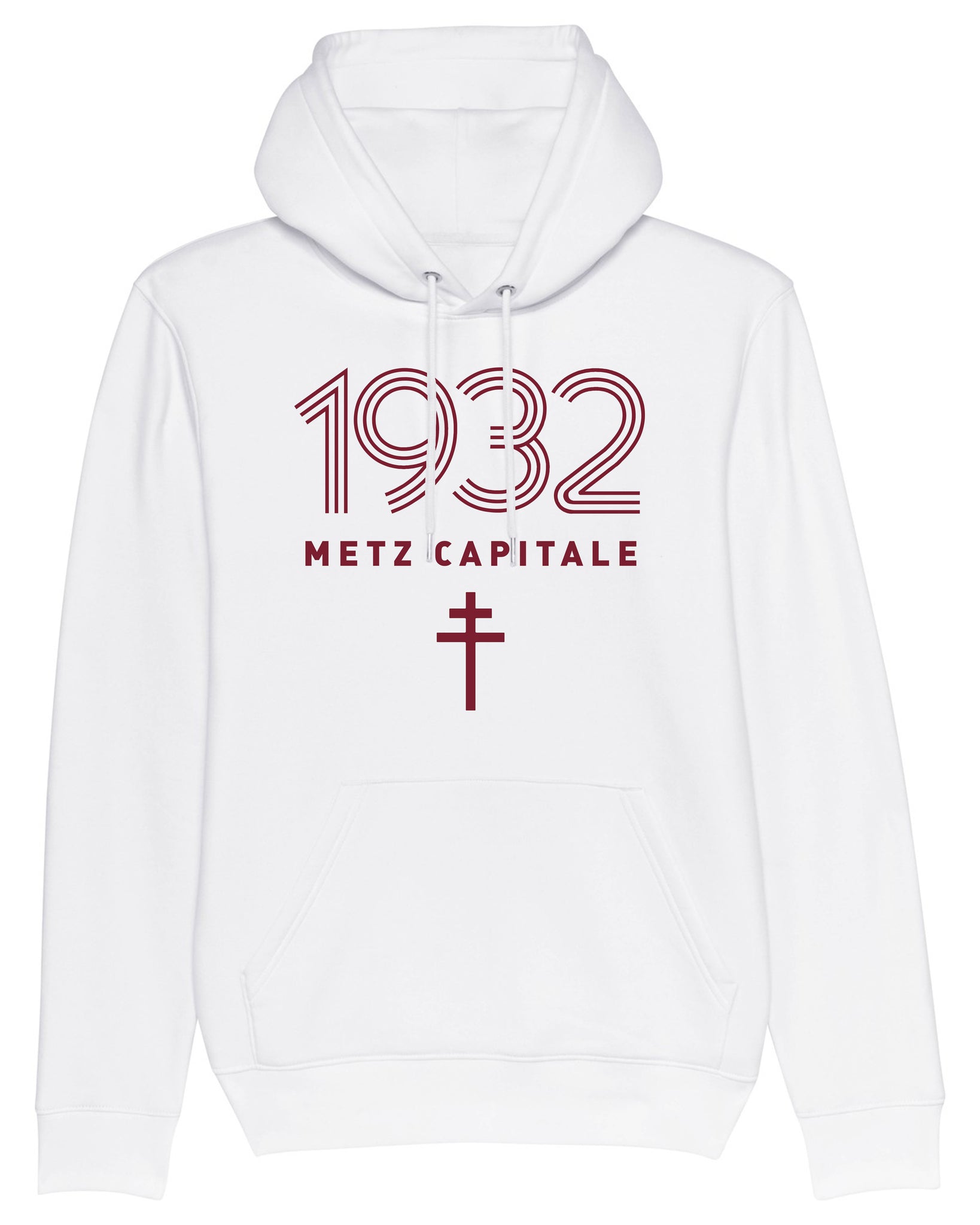 Sweat à capuche "Metz Capitale 1932" - Foot Dimanche 