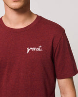 Tee Shirt brodé "Grenat" - Foot Dimanche 
