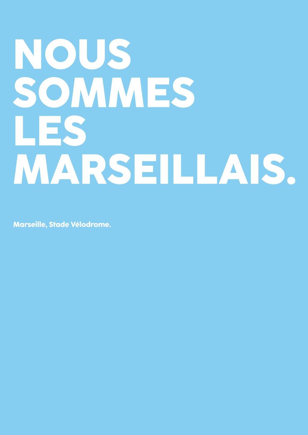 Poster Nous sommes les marseillais