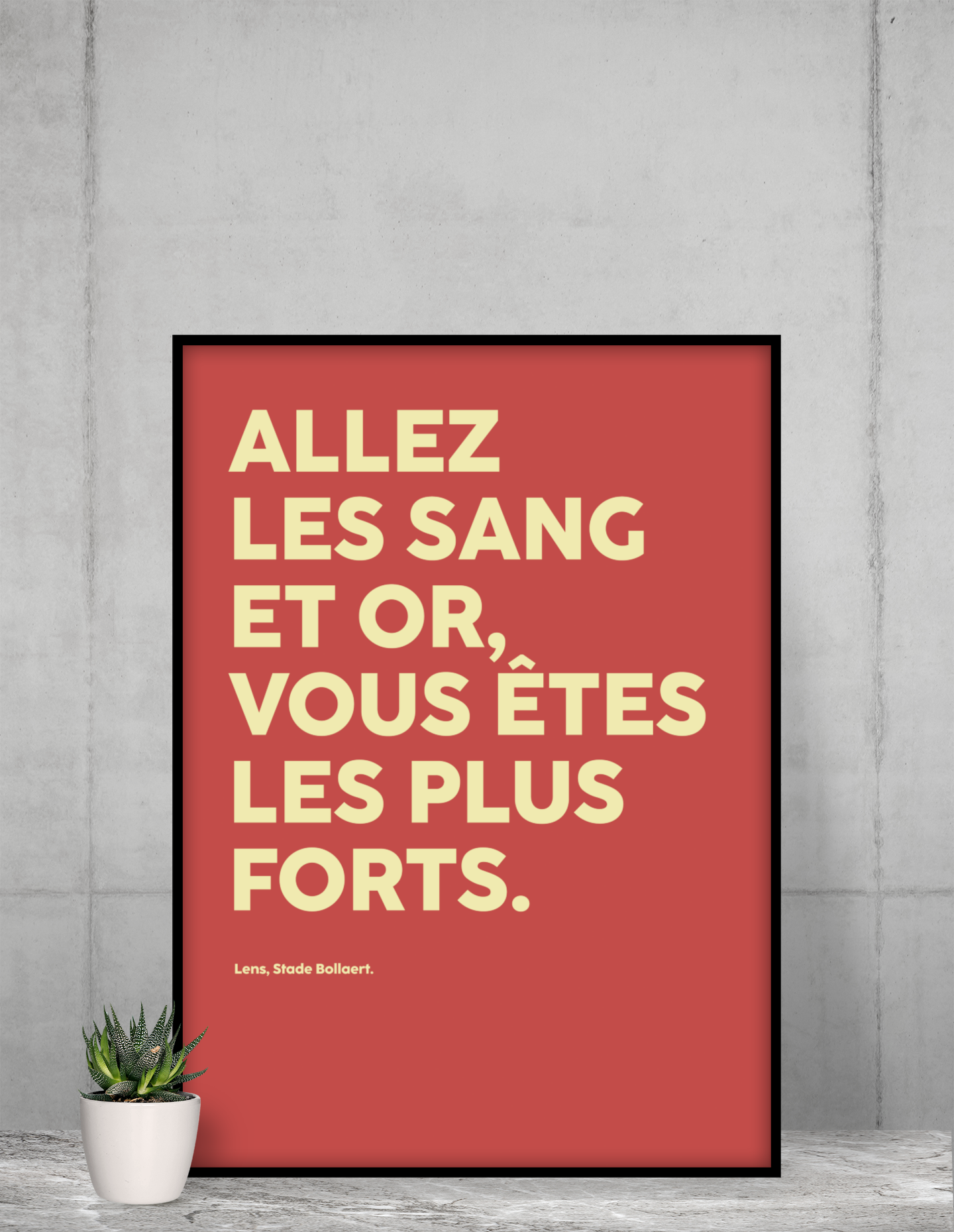 Poster Allez les Sang et Or