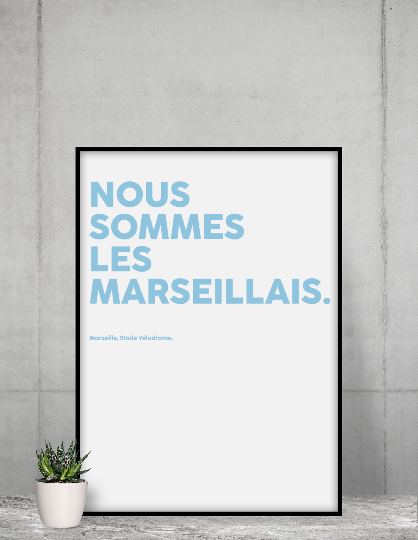 Poster Nous sommes les marseillais