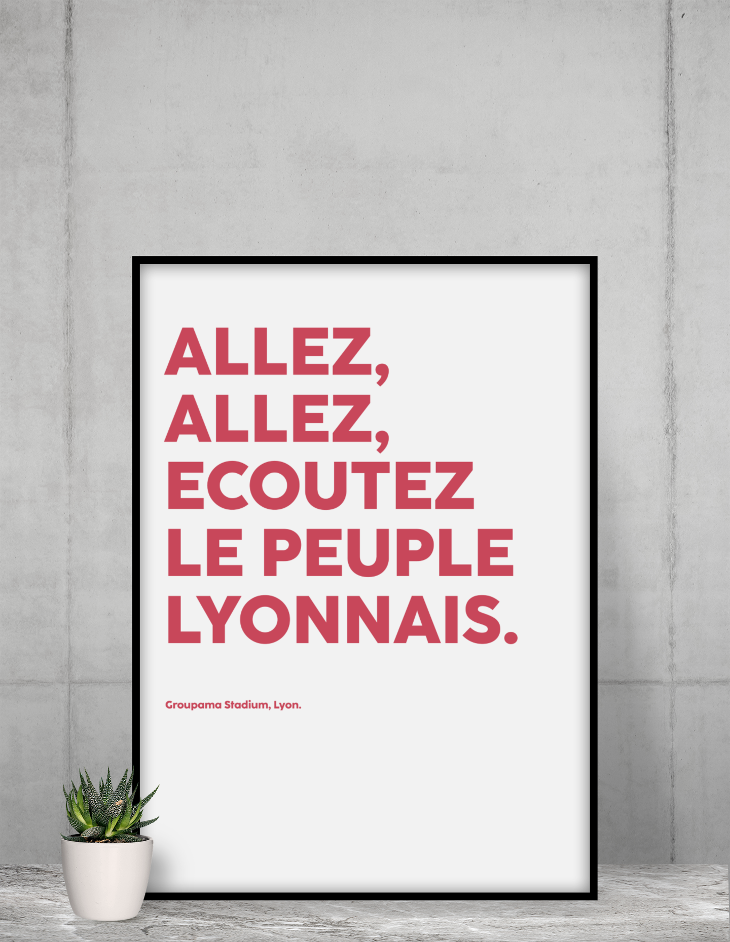 Poster Peuple Lyonnais