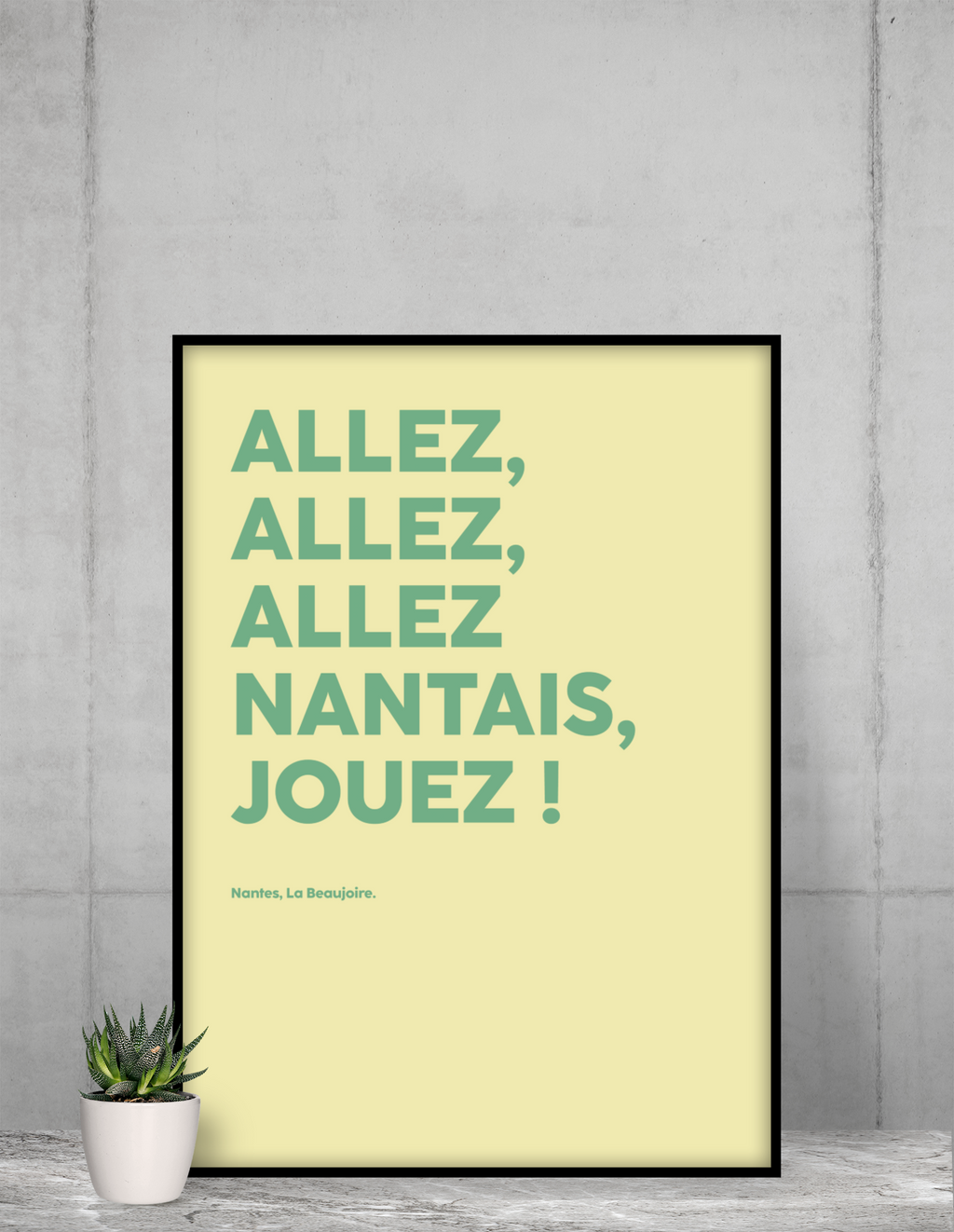 Poster Nantais jouez